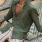 Men's casual fashion solid color thin long-sleeved