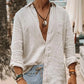 Men's casual fashion solid color thin long-sleeved